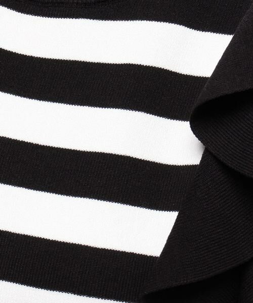 ＊＊allureville / アルアバイル ニット・セーター | 立体フリルボーダープルオーバー | 詳細5