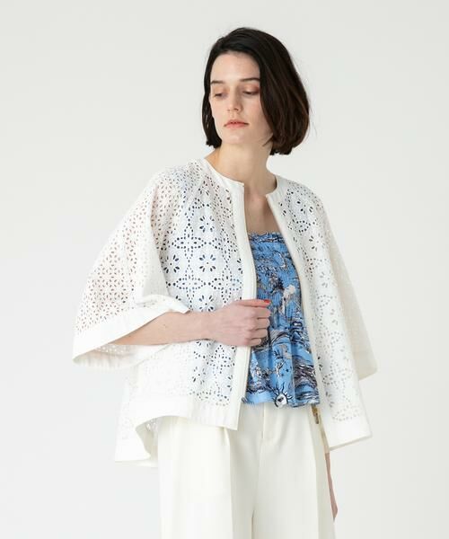 セール】 アイレットレースコンビブルゾン （ブルゾン