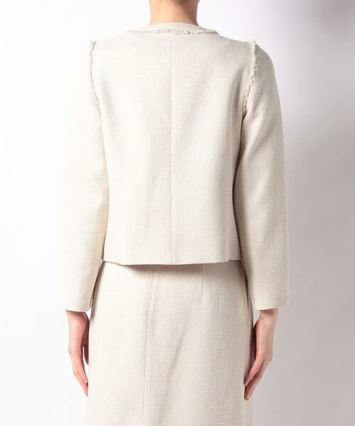 【最終お値下げ中】allureville ツイードノーカラージャケット ツイードノーカラージャケット|allureville OFFICIAL SITE / ONLINE