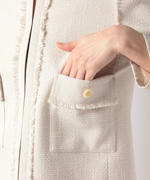 【最終お値下げ中】allureville ツイードノーカラージャケット allureville（アルアバイル）の「ツイードノーカラージャケット（ノー