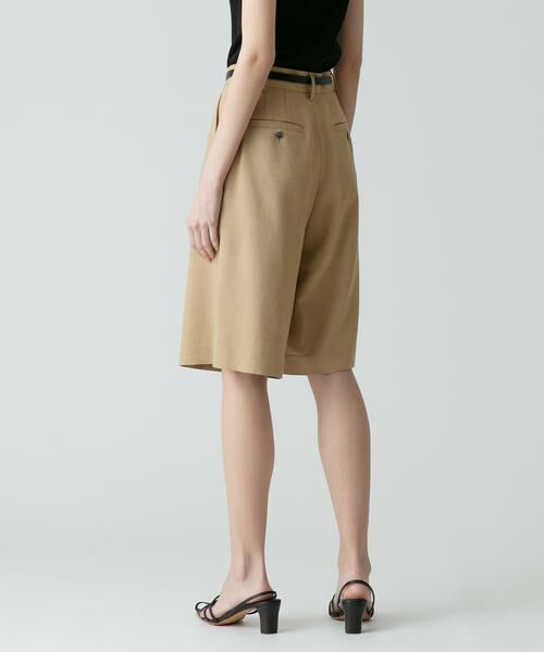 ＊＊allureville / アルアバイル パンツ | リオペルリネンライクスラブハーフパンツ | 詳細4