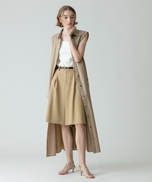 ＊＊allureville / アルアバイル パンツ | リオペルリネンライクスラブハーフパンツ | 詳細8