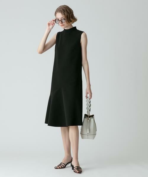 ＊＊allureville / アルアバイル ワンピース | ソアロンストレッチハイネックフレアワンピース | 詳細3