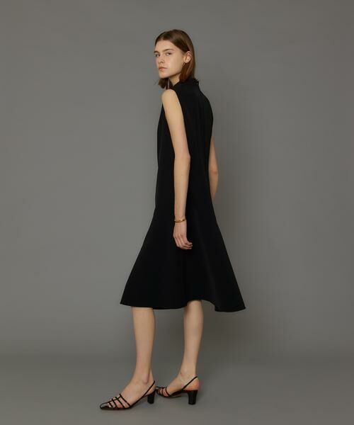 ＊＊allureville / アルアバイル ワンピース | ソアロンストレッチハイネックフレアワンピース | 詳細4