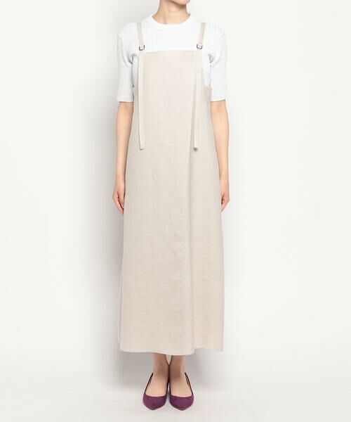 ＊＊allureville / アルアバイル ワンピース | トリアセオックスラップサロペットワンピース | 詳細1