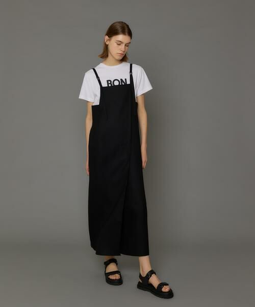 ＊＊allureville / アルアバイル ワンピース | トリアセオックスラップサロペットワンピース | 詳細11