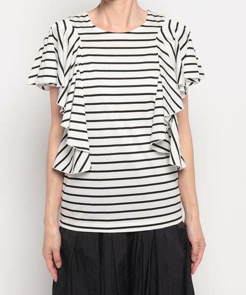 ＊＊allureville / アルアバイル カットソー | ラッフルスリーブプルオーバー | 詳細1