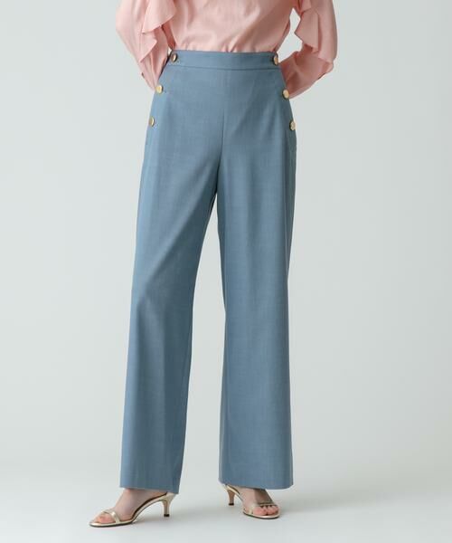 ＊＊allureville / アルアバイル パンツ | デニムライクマリンパンツ（サックス）