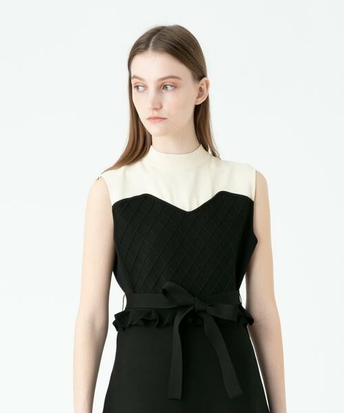 ＊＊allureville / アルアバイル ワンピース | ビスチェ風切替ワンピース | 詳細10