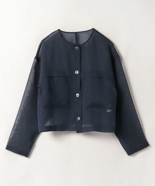 【新品タグ付き】allurevilleシアージャケット 黒 ワルツシアーオーガンジャケット|allureville OFFICIAL SITE / ONLINE