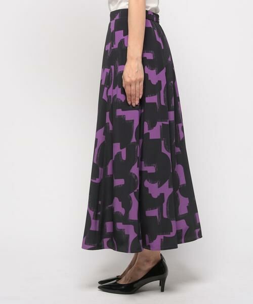 ＊＊allureville / アルアバイル スカート | モダンジオメトリックフレアスカート | 詳細2