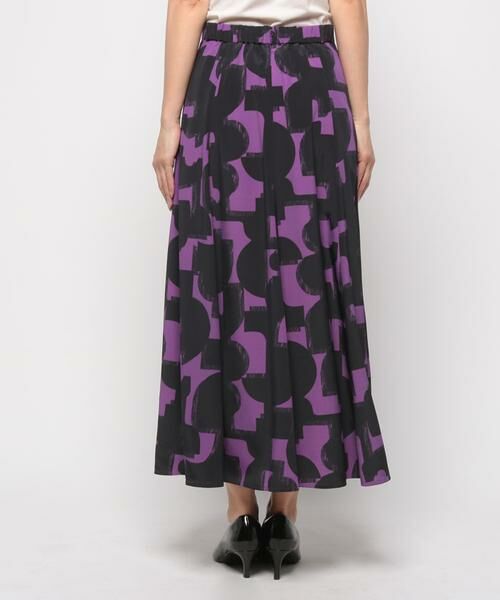 ＊＊allureville / アルアバイル スカート | モダンジオメトリックフレアスカート | 詳細3