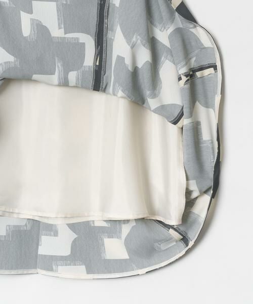 ＊＊allureville / アルアバイル スカート | モダンジオメトリックフレアスカート | 詳細12