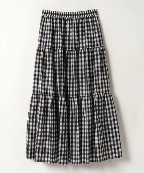＊＊allureville / アルアバイル スカート | ギンガムチェックティアードスカート | 詳細6