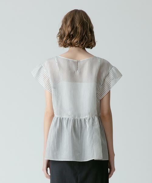 ＊＊allureville / アルアバイル シャツ・ブラウス | シアーストライププルオーバーブラウス | 詳細12