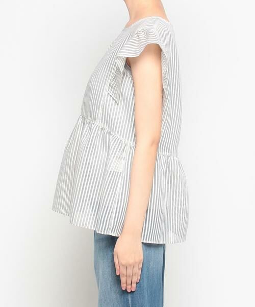 ＊＊allureville / アルアバイル シャツ・ブラウス | シアーストライププルオーバーブラウス | 詳細2