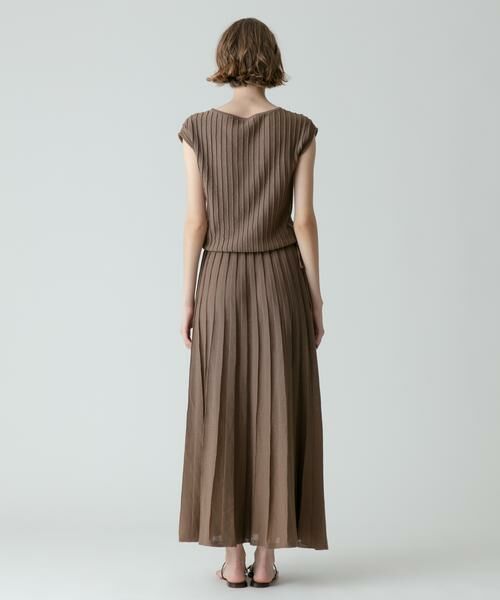 ＊＊allureville / アルアバイル ワンピース | プリーツリブフレンチスリーブ ワンピース | 詳細6