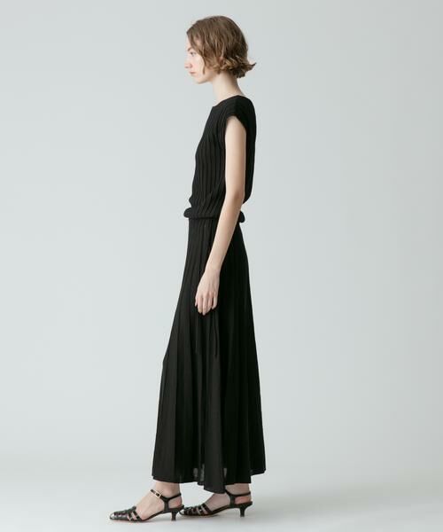 ＊＊allureville / アルアバイル ワンピース | プリーツリブフレンチスリーブ ワンピース | 詳細8