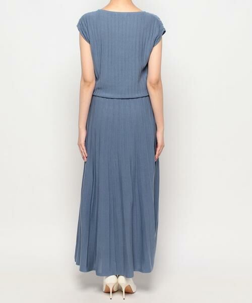 ＊＊allureville / アルアバイル ワンピース | プリーツリブフレンチスリーブ ワンピース | 詳細24