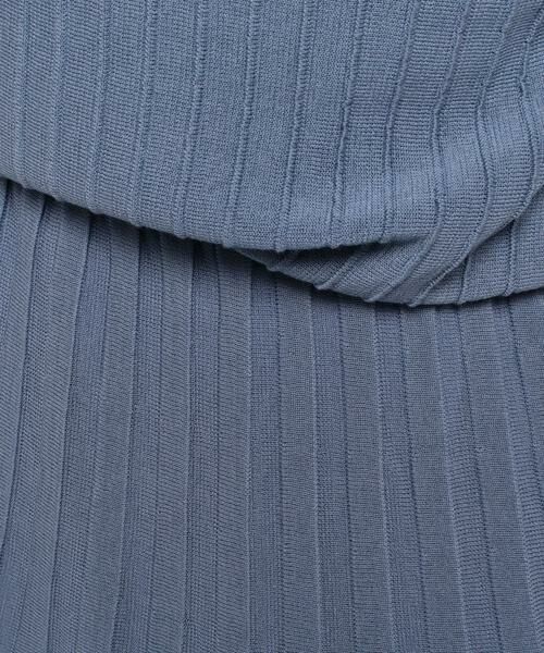 ＊＊allureville / アルアバイル ワンピース | プリーツリブフレンチスリーブ ワンピース | 詳細28