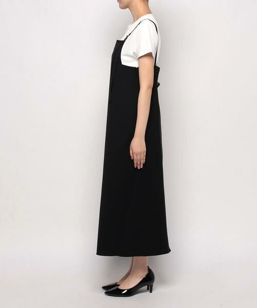 ＊＊allureville / アルアバイル ワンピース | マットストレッチラップサロペットワンピース | 詳細3