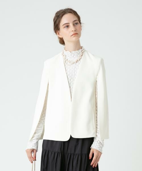 LOULOU WILLOUGHBY】◇リトルブラックケープジャケット