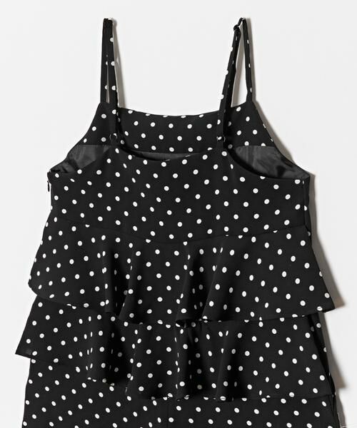 ルルウィルビー バックフリリーサロペット オールインワン ドット ルルウィルビー バックフリリーサロペット オールインワン ドット