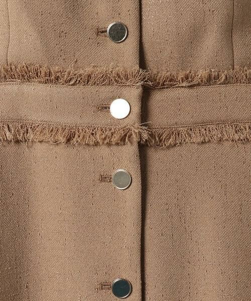 ＊＊allureville / アルアバイル ワンピース | ノンウールツイードフリンジフレアワンピース | 詳細1