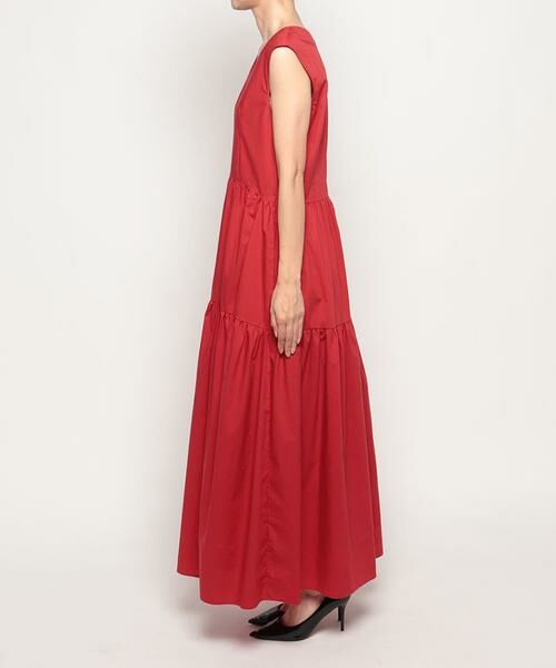 セール】 ティアードVネックワンピース （ワンピース