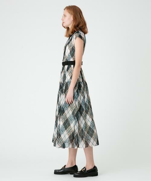 ＊＊allureville / アルアバイル ワンピース | アーガイルフラワーティアードワンピース | 詳細10