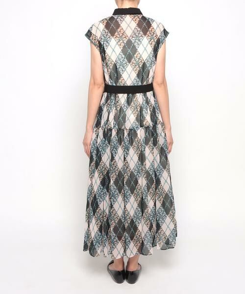 ＊＊allureville / アルアバイル ワンピース | アーガイルフラワーティアードワンピース | 詳細3