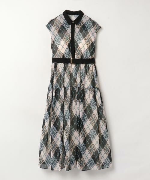 ＊＊allureville / アルアバイル ワンピース | アーガイルフラワーティアードワンピース | 詳細8