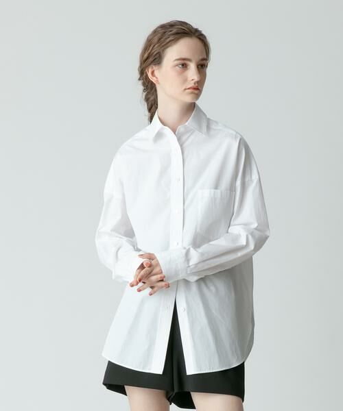 ＊＊allureville / アルアバイル シャツ・ブラウス | THOMAS MASON シャツ（ホワイト）