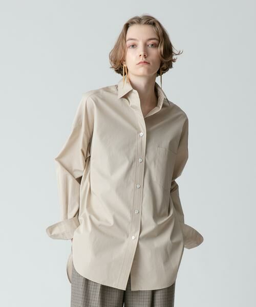 ＊＊allureville / アルアバイル シャツ・ブラウス | THOMAS MASON シャツ（ベージュ）