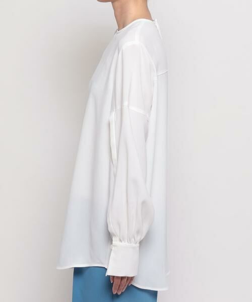 ＊＊allureville / アルアバイル シャツ・ブラウス | ACEツイルスリットパフスリーブブラウス | 詳細2