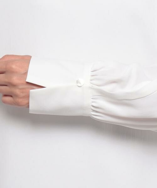 ＊＊allureville / アルアバイル シャツ・ブラウス | ACEツイルスリットパフスリーブブラウス | 詳細6