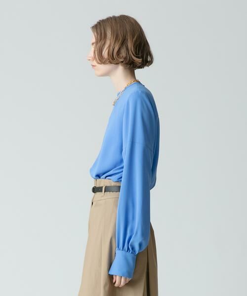 ＊＊allureville / アルアバイル シャツ・ブラウス | ACEツイルスリットパフスリーブブラウス | 詳細12