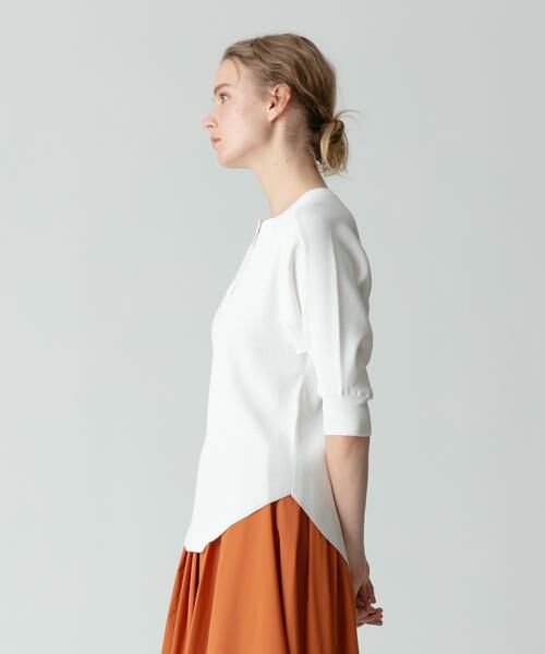 ＊＊allureville / アルアバイル ニット・セーター | スキッパーネックラウンドヘムプルオーバー | 詳細12