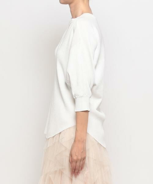 ＊＊allureville / アルアバイル ニット・セーター | スキッパーネックラウンドヘムプルオーバー | 詳細2