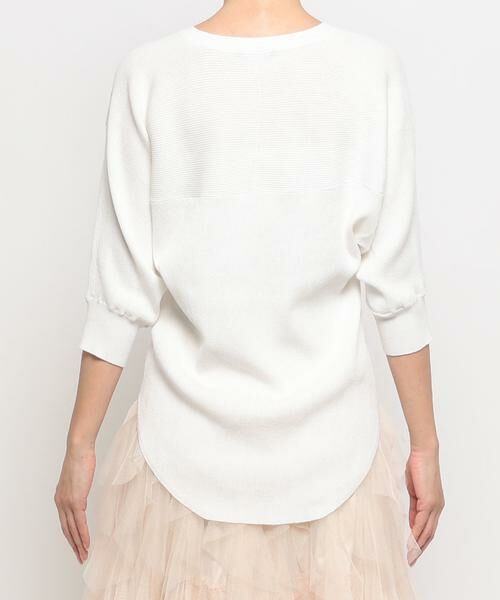 ＊＊allureville / アルアバイル ニット・セーター | スキッパーネックラウンドヘムプルオーバー | 詳細3