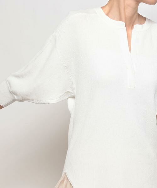 ＊＊allureville / アルアバイル ニット・セーター | スキッパーネックラウンドヘムプルオーバー | 詳細4