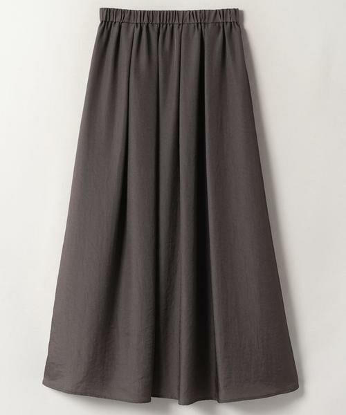 ＊＊allureville / アルアバイル スカート | ブライトサテンフレアスカート（モカ）