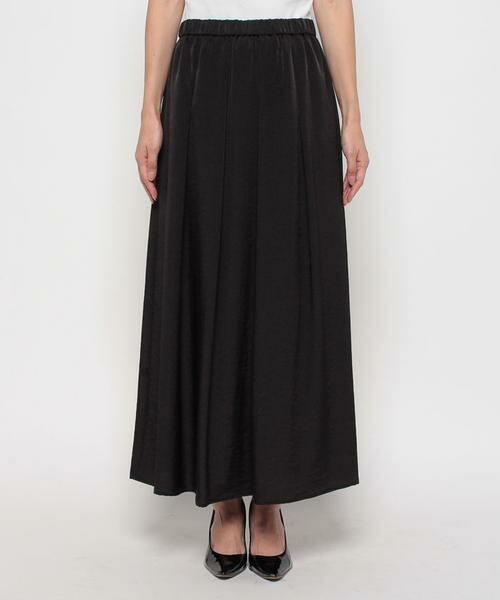 ＊＊allureville / アルアバイル スカート | ブライトサテンフレアスカート | 詳細2