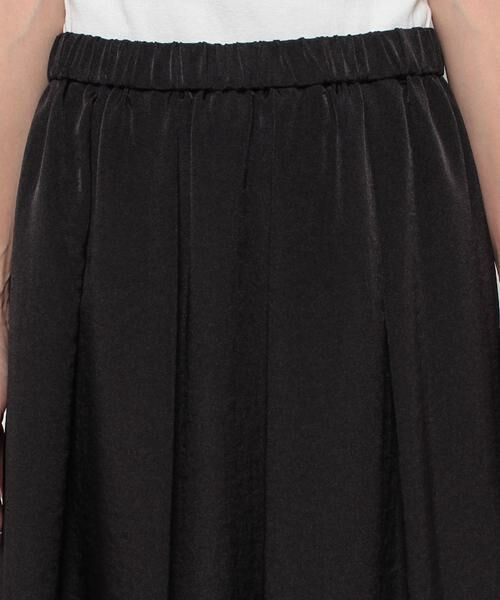 ＊＊allureville / アルアバイル スカート | ブライトサテンフレアスカート | 詳細5