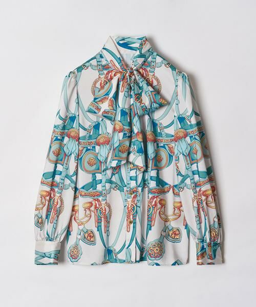 ＊＊allureville / アルアバイル シャツ・ブラウス | ハーネスプリントリボンブラウス | 詳細12