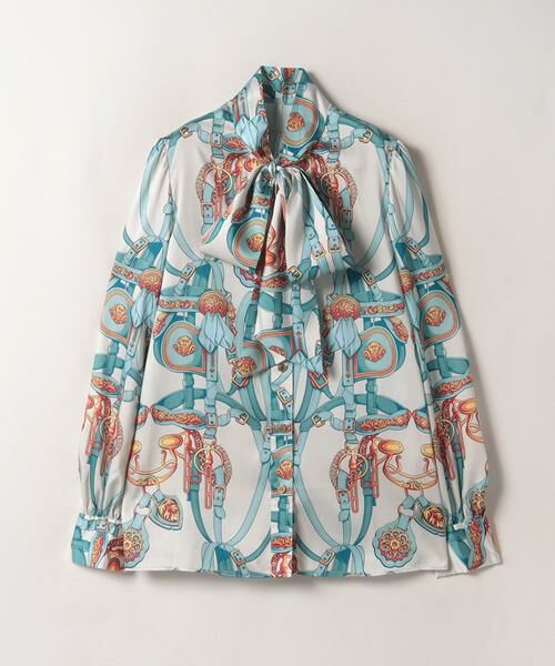 ＊＊allureville / アルアバイル シャツ・ブラウス | ハーネスプリントリボンブラウス | 詳細7