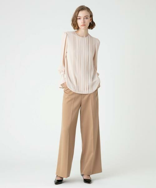 セール】 ジョーゼットタックキャンディブラウス （シャツ・ブラウス