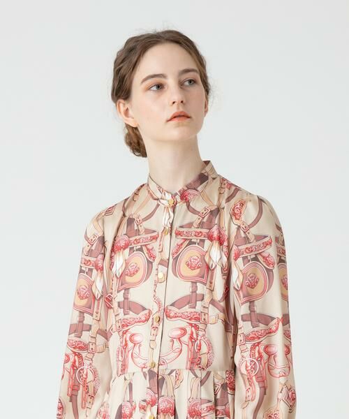 セール】 ハーネスプリントワンピース （ワンピース