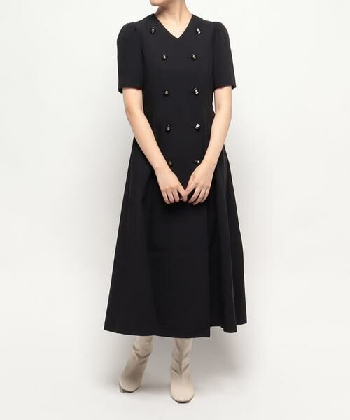 LOULOU WILLOUGHBYトロポリーフレアダブルワンピース タグ付き セール】 トロポリーフレアダブルワンピース （ワンピース