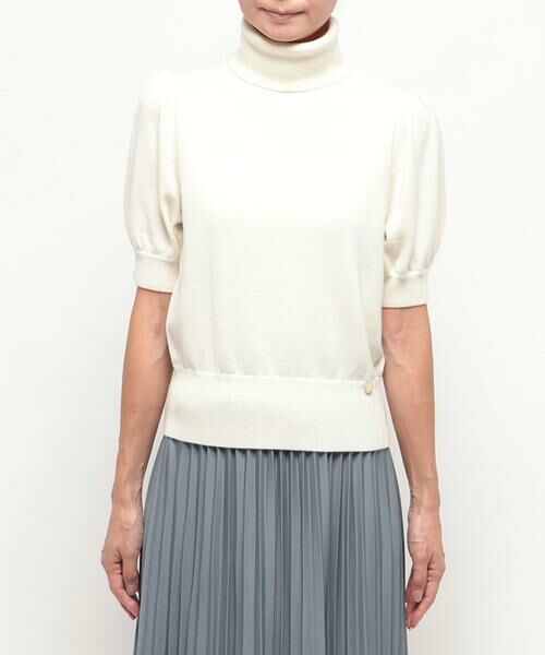 ＊＊allureville / アルアバイル ニット・セーター | コンパクトタートルハーフスリーブプルオーバー | 詳細1